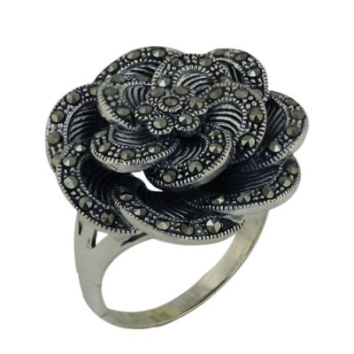 Brass Ring 2 Layer Flower***1M-4156Z