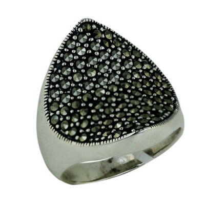 Marcasite Ring Rhombus