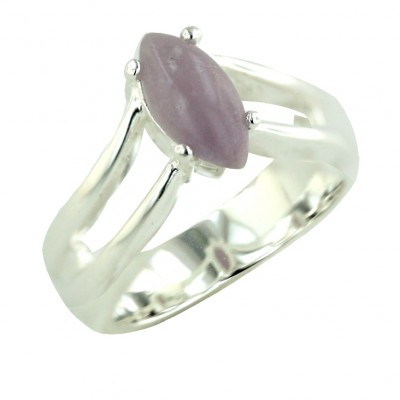 Plain Silver with P. Jade Ring