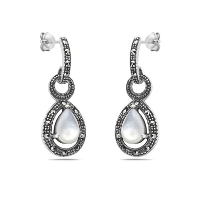MS EARRING TEARDROP MOTHER OF PEARL