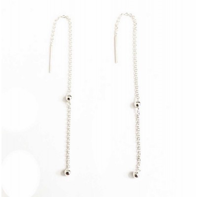 Sterling Silver Earring Threader Bead---Bead