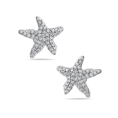 True Starfish Iced Stud Earrings