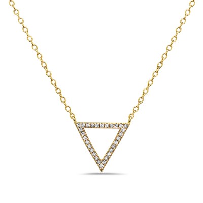 Open Trinity in Gold Necklace