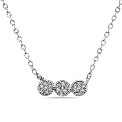 Round Trio Charm Necklace