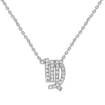 Sterling Silver Neckalce Zodia Virgo