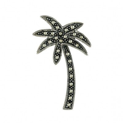 Marcasite Pendant Palm Tree