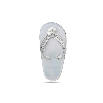 Mother of Pearl Summer Sandal Necklace