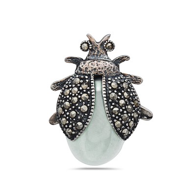 MS PENDANT MOTHER OF PEARL+MS LADYBUG
