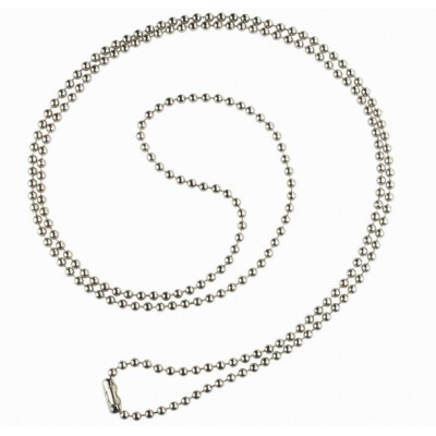 Stainless Steel Bead Chain 25"