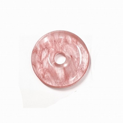 DONUT STONE CHERRY QUARTZ 40 MM Diameter