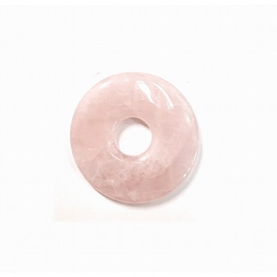 40Mm Rosequartz Donut