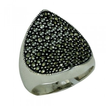 Marcasite Ring Rhombus