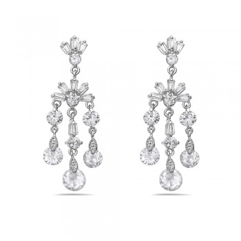 Brass Earring Bugettue Dangling