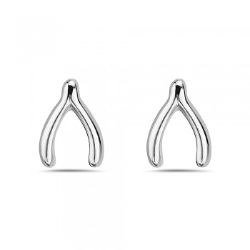 Sterling Silver Earring Wishbone
