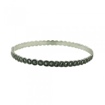 Marcasite Bangle 5mm Band Width