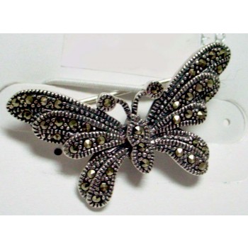 Marcasite Pin Butterfly