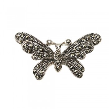 Marcasite Pin Butterfly