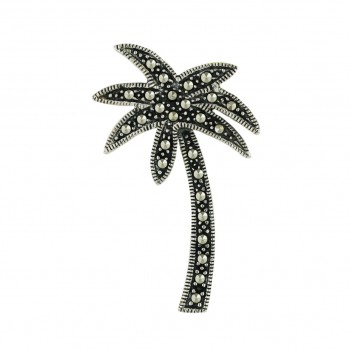 Marcasite Pendant Palm Tree