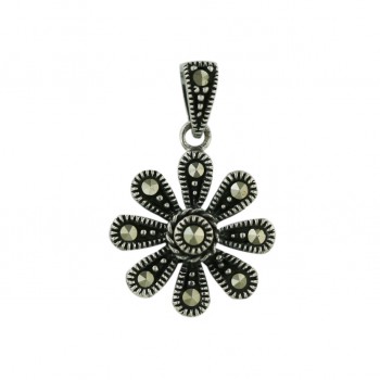 Marcasite Pendant Small Marcasite Flower