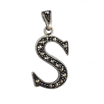 Marcasite Pendant Ltr S